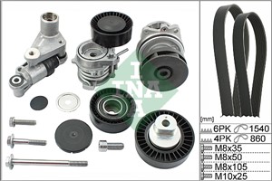 Vattenpump + spårremssats, BMW, 1 433 712, 1 433 828, 1 722 536, 1 726 181, 1 726 343, 1 730 414, 1 730 571, 1 738 061, 1 738 605, 1 740