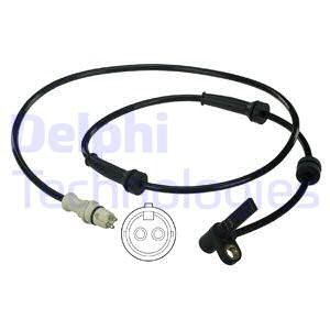 ABS-givare, Sensor, hjulvarvtal, Framaxel, Vänster, FIAT PUNTO, PUNTO Skåp/halvkombi, 46531420