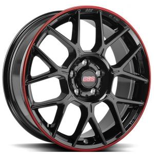 BBS XR Black Red 8.5x19 5/108 ET43 B70