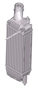 Intercooler, CITROËN,PEUGEOT, 0384N4, 364753, 628 050 00 11 S1, 628 050 00 11, 628 050 03 11 S1, 628 050 03 11, 642 050 02 11 S1, 642 05