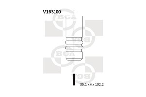 Insugsventil, FIAT,OPEL,SAAB,VAUXHALL, 12575793, 12786696, 55563529, 641056, 641063, 641066