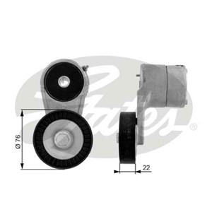 Spännrulle, flerspårsrem, CHEVROLET,OPEL,SAAB,VAUXHALL, 1340555, 90571758