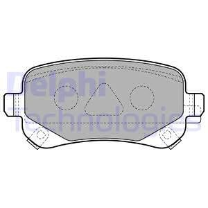 Bromsbeläggsats, Bakaxel, CHRYSLER GRAND VOYAGER V, DODGE JOURNEY, JOURNEY VAN, FIAT FREEMONT, 00K68159138AA, 00K68159143AA, 00K68192439
