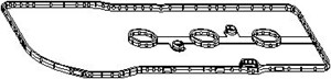 Packning, vippkåpa, CITROËN C1, PEUGEOT 107, TOYOTA AYGO, YARIS, 0249 C9, 11213 0Q010