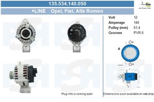 Generator, ALFA ROMEO,FIAT,LANCIA,SUZUKI, 3140079J00, 71746673, 71750297, 71789538, 71789539, 71792056, 73501591