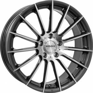 Monaco Formula Anthracite Polished 8x18 5/112 ET35 B66.5