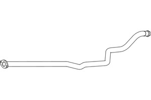 Avgasrör, Mitt, HYUNDAI i20 I, 28700-1J100
