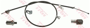 Vajer, parkeringsbroms, Vänster bak, TOYOTA YARIS, 46430-52010