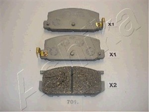 Bromsbeläggsats, Framaxel, SUBARU LEONE II, LEONE Hatchback II, LEONE Kombi II, 72519-1072, 72519-1073, 72519-1075, 72519-1082, 72519-10