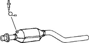 Katalysator, VOLVO 740, 740 Kombi, 940, 940 II, 940 Kombi, 1389966, 3531256, 8671015913