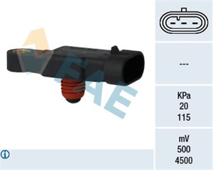 Sensor, insugstryck, CHEVROLET,DAEWOO,OPEL, 25184083, 96325870