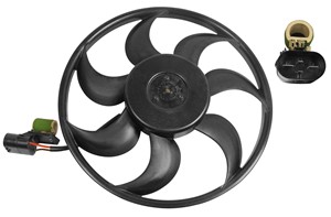 Fläkt, kylare, OPEL ASTRA H, ASTRA H GTC, ASTRA H Kombi, ASTRA H TwinTop, VAUXHALL ASTRA Mk V, 13 126 354, 63 41 168