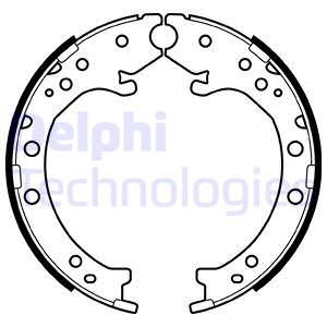 Bromsbackar, sats, Bakaxel, HONDA CR-V II, CR-V III, 43053- S9A-E50, 43053- S9A-E53, 43053-S9A-E51