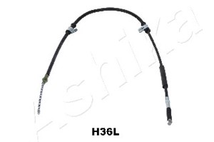 Vajer, parkeringsbroms, Vänster bak, HYUNDAI TRAJET, 597603A300