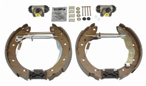 Bromsbackar, sats, Bakaxel, RENAULT LAGUNA Grandtour I, 77 01 205 181, 77 01 205 819