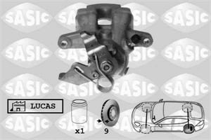 Bromsok, Bakaxel vänster, CITROËN,DS,PEUGEOT, 1607375680, 4400N4, 4401N6