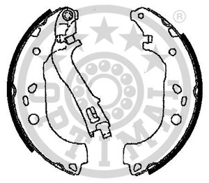 Bromsbackar, sats, Bakaxel, FIAT DOBLO Minibus, minivan, DOBLO Skåp/stor limousine, IDEA, LANCIA MUSA, 77362756, 77363946