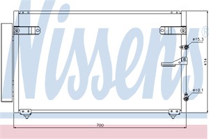 Kondensor, klimatanläggning, LEXUS SC Cabriolet, 88460-24090, 88460-24091