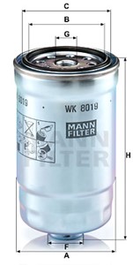 Bränslefilter, HYUNDAI,KIA, 319224H000, 31922-4H000, 31922-4H001, 31922-4H900