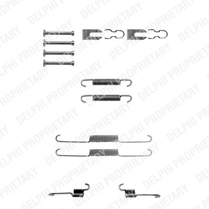 Tillbehörssats, bromsbackar, Bakaxel, FIAT PANDA, PANDA Skåp/halvkombi, UNO