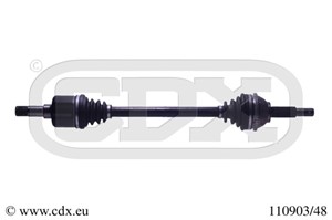 Drivaxel, framaxel vänster, FORD TRANSIT Buss, TRANSIT Flak/chassi, TRANSIT Skåp, 1C15-3B437-AF