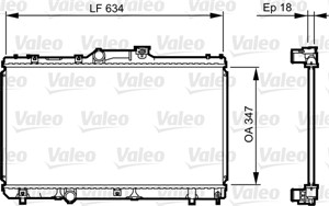 Kylare, motorkylning, TOYOTA CELICA Coupé, COROLLA, COROLLA Compact, COROLLA Kombi, COROLLA Liftback, 1640002170, 16400-02170, 164001548