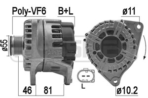 Generator, FIAT,IVECO, 504280012, 51787165, 5801526032