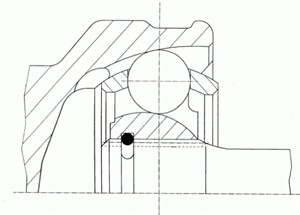 Drivknut, På hjulsidan, framaxel höger, framaxel vänster, MITSUBISHI COLT IV, GALANT VI, GALANT Sedan VI, LANCER V, MB 525577, MB 526558