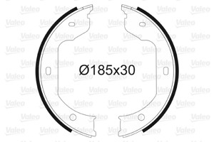 Bromsbackar, sats, Bakaxel, BMW,PORSCHE,VW, 34 41 1 165 546, 34 41 1 165 962, 34 41 6 756 538, 34 41 6 761 293, 34411165546, 34411165962