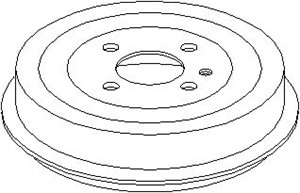 Bromstrumma, Bak, Bakaxel, BMW 3 [E21, E30], 3 Cabriolet [E30], 3 Touring [E30], 1 153 091, 1 156 297, 1 158 556, 3421 1 153 091, 3421 1
