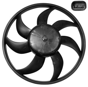Fläkt, kylare, OPEL CORSA C, CORSA C Skåp/halvkombi, VAUXHALL CORSA Mk II, 13 41 352, 24 445 190