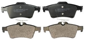 Bromsbeläggsats, Bakaxel, CITROËN,FORD,JAGUAR,MAZDA,OPEL,RENAULT,SAAB,TOYOTA,VAUXHALL,VOLVO