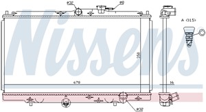 Kylare, motorkylning, HONDA ACCORD V, ACCORD Aerodeck V, ACCORD Coupé V, 19010-P0F-J010M, 19010-POF-J02