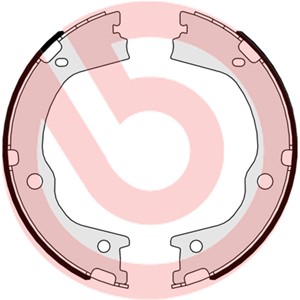 Bromsbackar, sats, Bakaxel, HYUNDAI SANTA FÉ I, SANTA FÉ II, KIA SORENTO II, SSANGYONG KORANDO, TIVOLI, XLV SUV, 4833A34010, 583052PA00