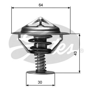 Termostat, kylvätska, ISUZU,MITSUBISHI,NISSAN, 1305A102, 1305A192, 1305A601, 21200AD200, 21200BN300, 21200BN301, 8-97137-087-0, 8-97137-