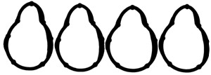 Packningssats, insug, grenrör, DACIA,LADA,RENAULT, 77 01 471 932