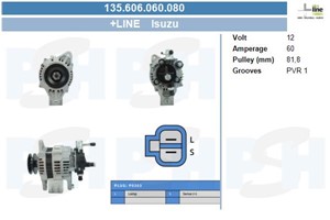 Generator, ISUZU D-MAX I, 8972402700, 8972402701, 8972402702, 8972458502
