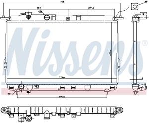 Kylare, motorkylning, HYUNDAI SONATA IV, XG, XG Sedan, KIA MAGENTIS, 25310-38001, 2531038005