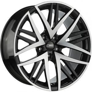 CMS B1 Gloss Black Polished 8x18 5/112 ET40 B57.1