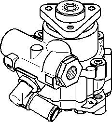 Servopump, AUDI A4 B5, A4 B5 Avant, SKODA SUPERB I, VW PASSAT B5, PASSAT B5 Variant, PASSAT B5.5, PASSAT B5.5 Variant, 8D0 145 156K, 8D0