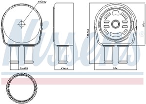 Oljekylare, motor, FORD,JAGUAR,LAND ROVER,VOLVO, 1682214, 31316639, AG9G6A642BC, JDE28254, LR025515