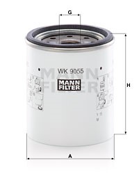 Bränslefilter, CHRYSLER VOYAGER II, VOYAGER / GRAND VOYAGER II, JEEP CHEROKEE, GRAND CHEROKEE I, 4723905, K4723905