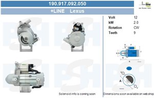Startmotor, LEXUS GS, IS II, LS, 2810038020, 2810038021, 2810038030, 2810038031, 2810038060