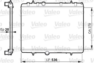 Kylare, motorkylning, CITROËN,PEUGEOT, 1330F5, 1330-F5, 1330J7, 1330-J7, 1330S8, 1330-S8, 1330Y5, 1330-Y5, 133379, 1333-79