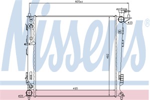 Kylare, motorkylning, HYUNDAI ix35, ix35 Van, KIA SPORTAGE III, 253102S010, 25310-2S050