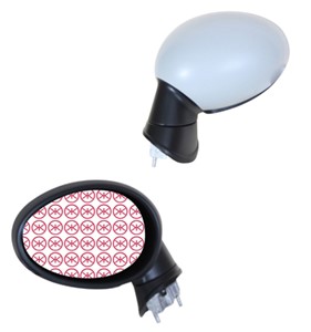Sidospegel, Höger, MINI MINI, MINI Cabriolet, MINI CLUBMAN, 51162754914, 51162755626, 51162755636