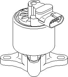 EGR-Ventil, CITROËN,FIAT,LANCIA,PEUGEOT, 1628 JF, 9628355780