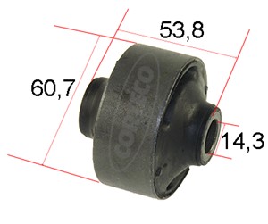 Bussning, länkarm, Framaxel, Nedre, MITSUBISHI ASX, ASX Van, LANCER VIII, LANCER Sportback VIII, OUTLANDER II, OUTLANDER III, 4013A395,