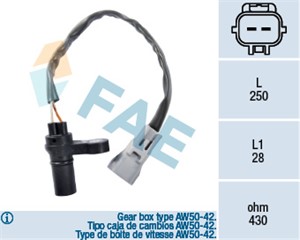 Impulsgivare, vevaxel, ALFA ROMEO 156, 156 Sportwagon, LANCIA LYBRA, LYBRA SW, VOLVO S40 I, V40 Kombi, 152768, 30865935, 9949501