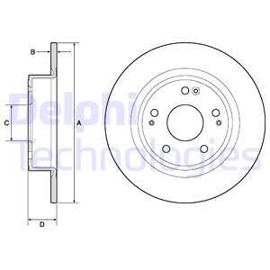 Bromsskiva, HONDA HR-V, 42510T7WA01, 42510T7WA02